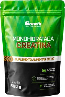 Creatina Monohidratada 500g Pouch - Growth Supplements