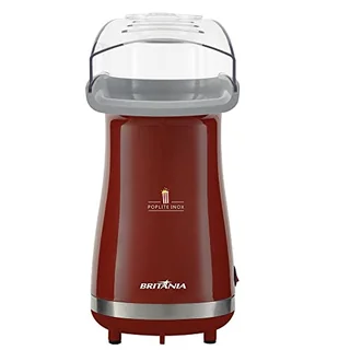 Britânia Pipoqueira, Poplite Inox Bpi01vi, Vermelho, 127V, 62551004 Plástico e Metal