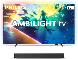 Philips Smart TV Ambilight 50" 4K 50PUG8100/78 + Soundbar TAB4000
