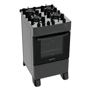 Fogão 4 Bocas Atlas Mônaco Top Glass com Mesa de Vidro e Acendimento Automático