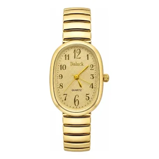 Relógio De Pulso Minimalista Old Money Feminino Premium Moda Dourado Cx Dourad
