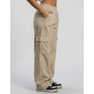 Calça Feminina Premium Cargo Levanta Bumbum Sarja 100