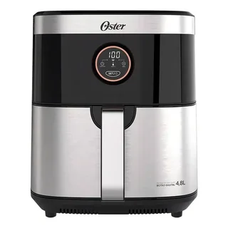Fritadeira Sem Óleo 4,8 Litros Black Inox Ofrt660 Oster 220V