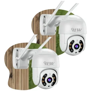 Kit 2 Câmeras Segurança Ip Interna Externa Wifi