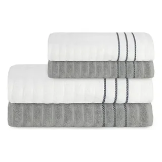 Jogo Toalha Oceane 450g/m² 4pç 2 Banho 2 Rosto Camesa