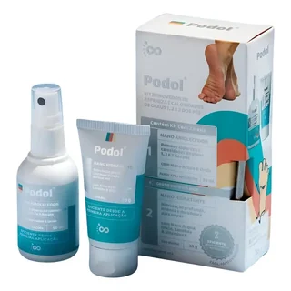 Kit Podol Spa Pés Calcanhar Rachado | Hidratação Profunda Pé Ressecado 3 Aplicações