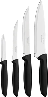Tramontina JOGO FACAS INOX 4PC PLENUS PRE, Preto