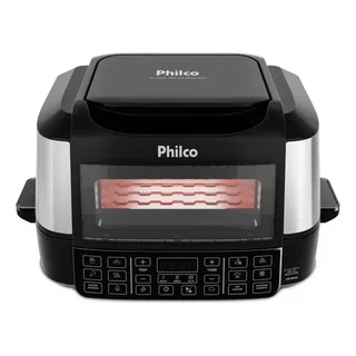 Fritadeira Elétrica Air Fryer Philco PAF12A Barbecue Digital 12L Preta - 220V