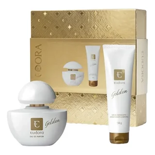 Kit Presente Golden: Eau De Parfum 35ml + Creme Hidratante Desodorante Corporal 100g