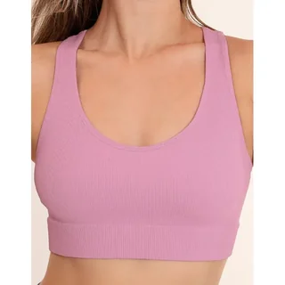 Top Selene Sem Costura Alta Sustentação Fitness Corrida Yoga