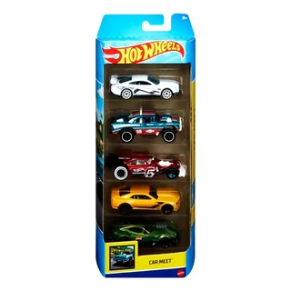 Kit Com 5 Carrinhos Sortidos Hot Wheels