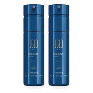 Combo Desodorante Body Spray Egeo Blue 100ml (2 Unidades)