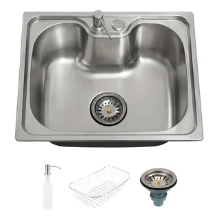 Cuba Gourmet para Cozinha Aço Inox 201 50x40cm Nawa Prata - Pingoo casa