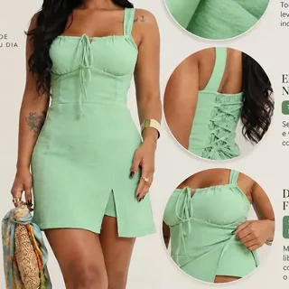 Macaquinho Feminino Camponesa Com Bojo Moda Verão Short Saia