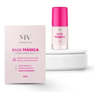 Base Crescimento Unhas Líquido Menina Vaidosa Fortalecedora 10ml