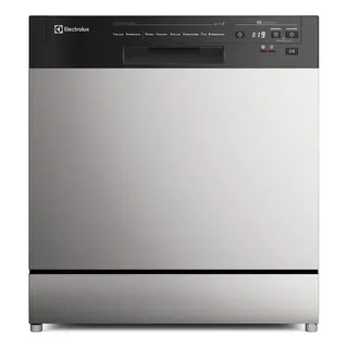 Lava-louça Electrolux Inox Com Programa Lava E Seca LS08E 220v