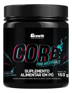 Pré Treino Core 150g Growth Supplements Purple Berry