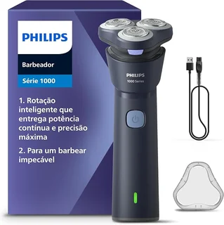 Philips Barbeador Elétrico Shaver Série 1000 com Cabeças Flutuantes 3D