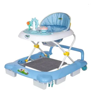 Andador Infantil Musical Para Bebê La Bamba Azul - Maxi Baby Azul