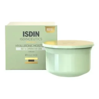 ISDIN Refil Creme Hidratante Anti-Idade para Pele Oleosa Isdinceutics Hyaluronic Moisture Oily Skin - 50g