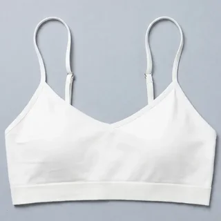 Top Sutiã Sem Bojo Cropped Lingerie Mercado Livre Basics Branco Liso