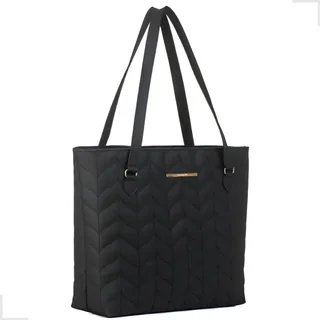 Bolsa Sacola Feminina Grande Alça De Ombro Trabalho Bordada Acambamento