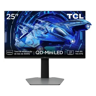 Monitor Gamer Tcl 25 Polegadas Qd-Mini Led Full Hd G64 300hz 1ms
