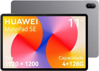 Tablet, HUAWEI MatePad SE 11, 4+128GB, Tela HUAWEI FullView de 11" para Conforto Visual