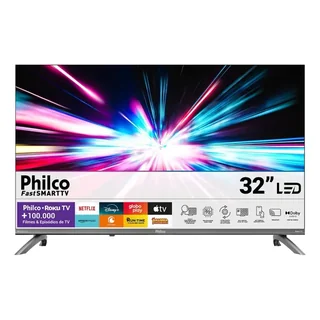 Smart Tv 32 Hd P32crb Roku Tv Hdr10 Philco