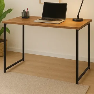 Mesa Home Office Escrivaninha Industrial 90cm