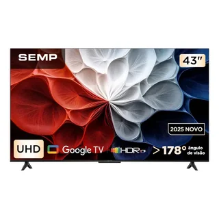 Semp Smart 4k 43 S62 Google Tv Wi-fi Bt Hdmi 2.1 Hdr10+ 43S62