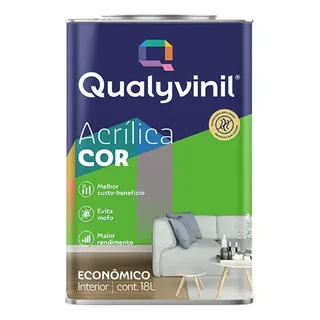 Tinta Acrilica Nova Cores Fosco Mais Econômica 18L