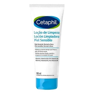 Cetaphil Loção De Limpeza 100ml Pele Seca E Sensível Normal A Sensível Dia