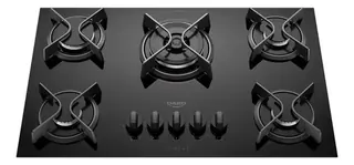 Cooktop 5 Bocas Dako Supreme Com Tripla Chama Preto Bivolt Preto
