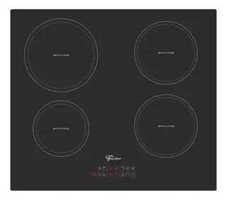 Cooktop de Indução Fischer 4 Bocas Vitrocerâmica com Touch Screen 220V