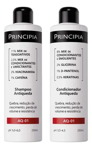 Principia Kit Shampoo E Condicionador Antiqueda Aq-01