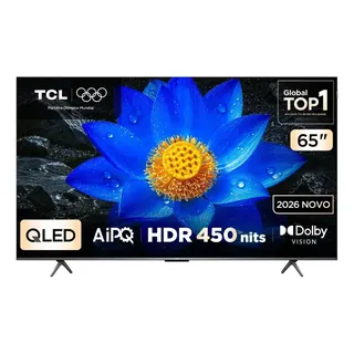 Smart TV TCL 65 Polegadas QLED 4K P8LS WiFi Bluetooth 65P8LS
