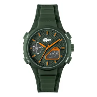 Relógio Lacoste Lc33 Masculino Borracha Verde 2011367
